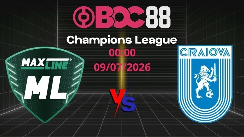 Soi Kèo ML Vitebsk vs Craiova | 00:00 09/07/2026 - Champions League