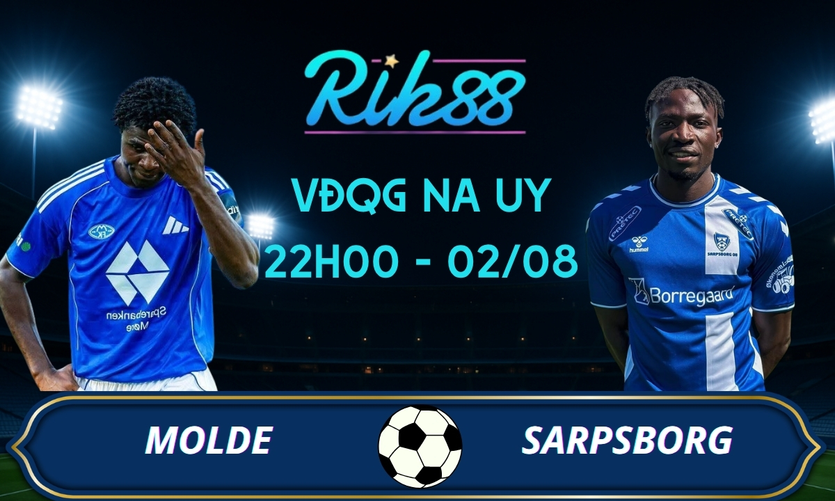 Soi kèo Molde vs Sarpsborg – 22h00 ngày 02/08/2026 – VĐQG Na Uy