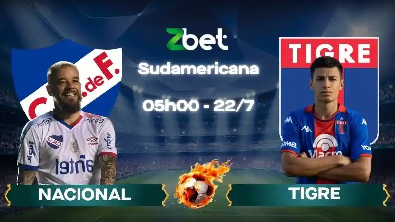 Nhận định soi kèo Nacional vs Tigre – 05h00 22/07/2026 – Sudamericana
