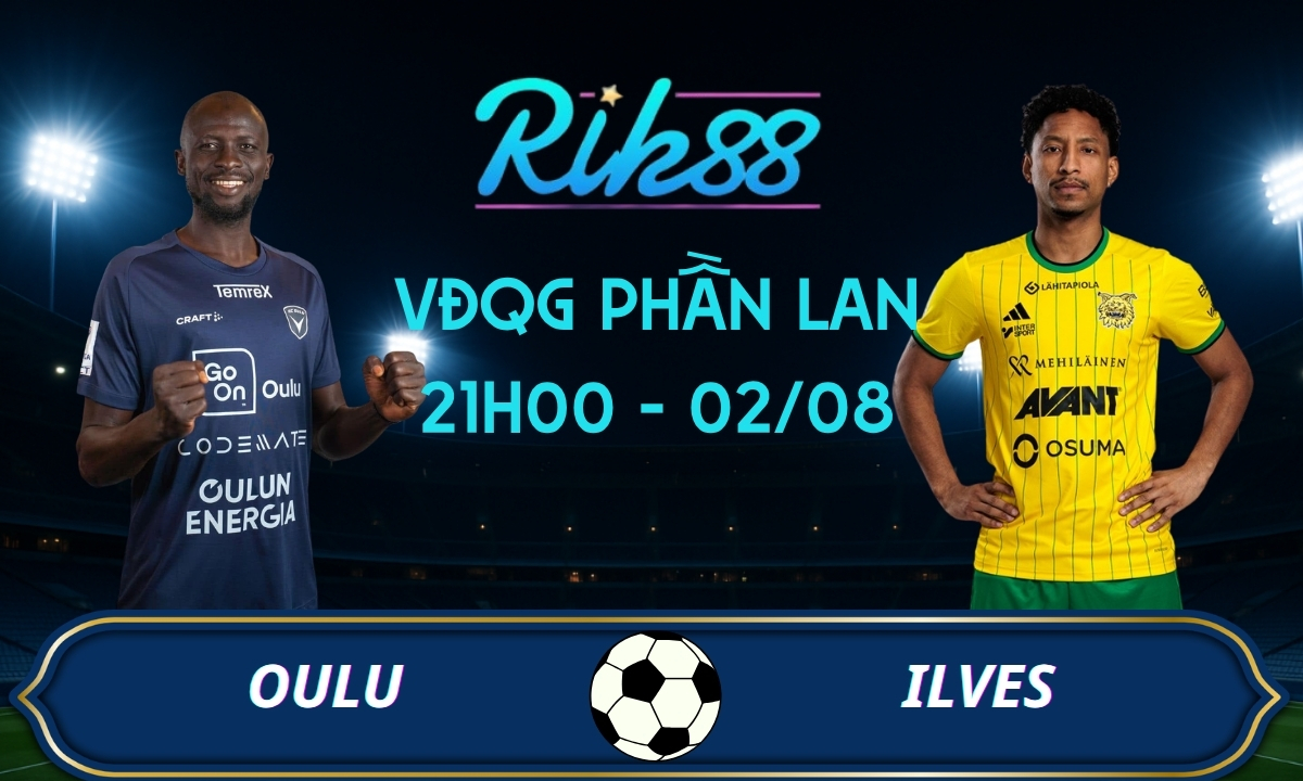 Soi kèo Oulu vs Ilves – 21h00 ngày 02/08/2026 – VĐQG Phần Lan