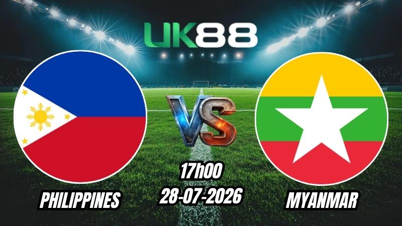 Soi kèo Philippines vs Myanmar | 17h00 – 28/07/2026 – ASEAN Cup 2026