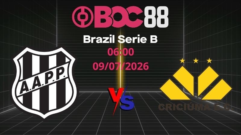 Soi Kèo Ponte Preta vs Criciuma | 06:00 09/07/2026 - Brazil Serie B