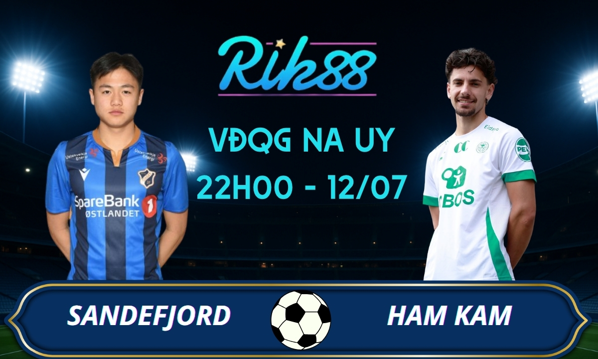 Soi kèo Sandefjord vs HamKam - 22h00 ngày 12/07/2026 - VĐQG Na Uy