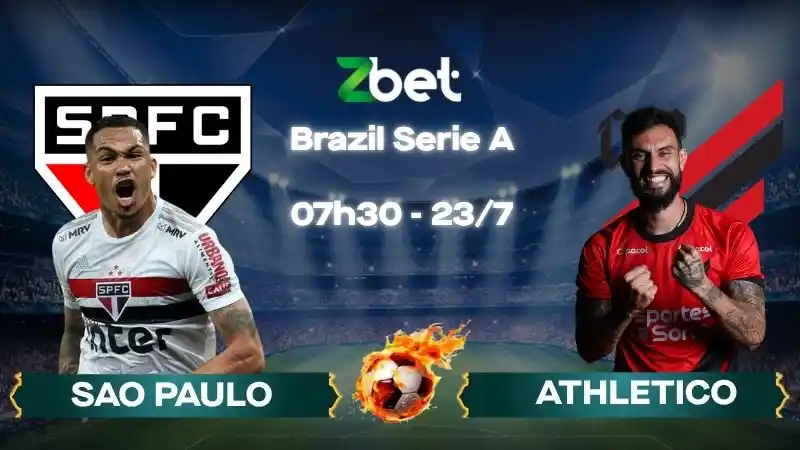 Nhận định soi kèo Sao Paulo vs Athletico – 07h30 23/07/2026 – Brazil Serie A