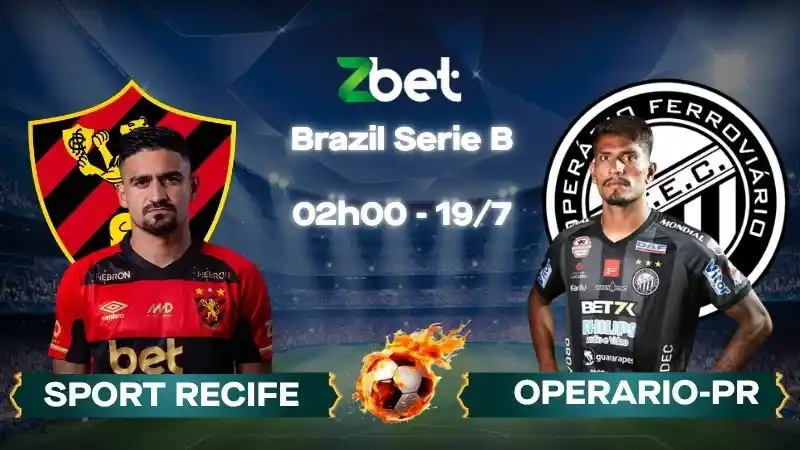 Nhận định soi kèo Sport Recife vs Operario-PR - 02h00 19/07/2026 - Brazil Serie B