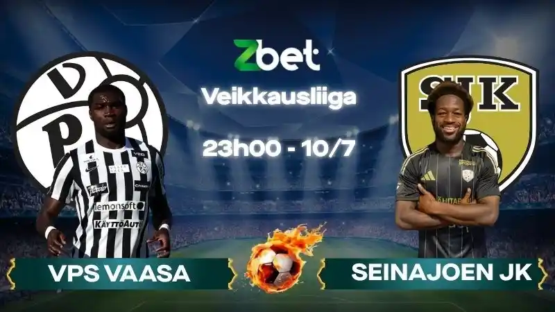 Nhận định soi kèo VPS Vaasa vs Seinajoen JK - 23h00 10/07/2026 - Veikkausliiga