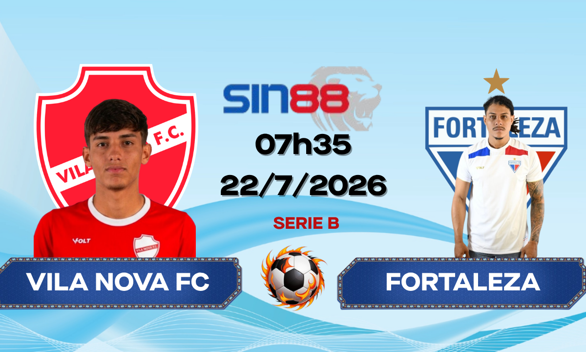 Soi kèo bóng đá Vila Nova FC – Fortaleza 07h35 ngày 22/07/2026 – Serie B