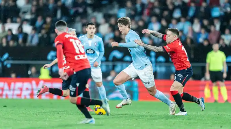Thành tích thi đấu gần đây của Celta Vigo vs Osasuna
