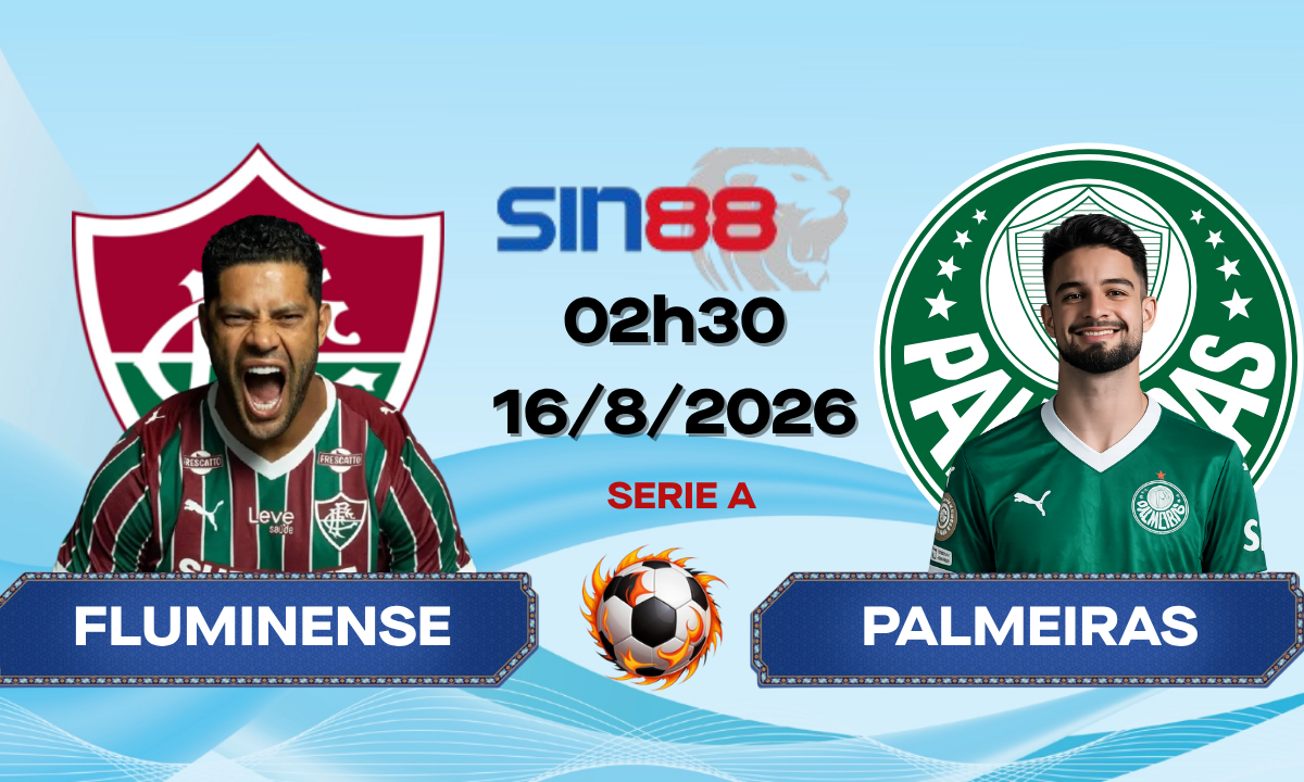 Soi kèo bóng đá Fluminense - Palmeiras 02h30 ngày 16/08/2026 - Serie A