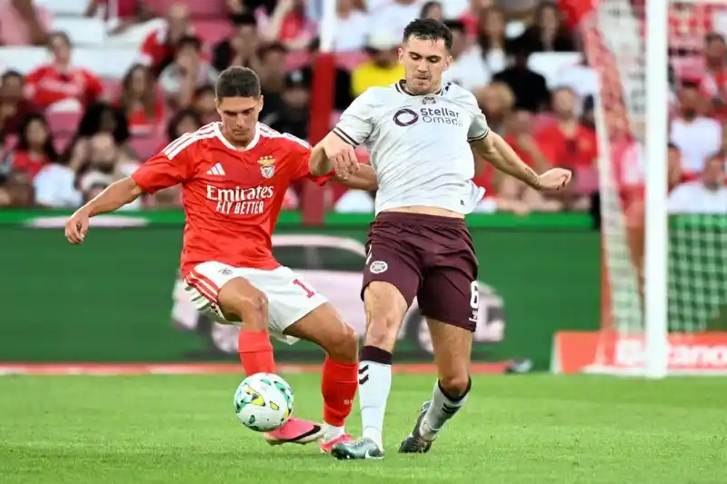 Thành tích thi đấu gần đây của Hearts vs Benfica