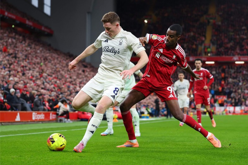 Trước trận đấu Liverpool vs Nottingham