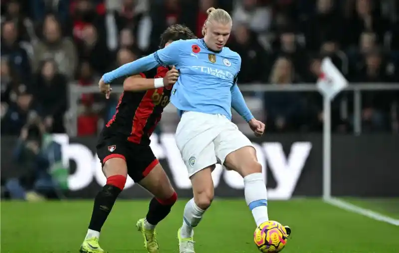 Thành tích thi đấu gần đây của Man City vs Bournemouth