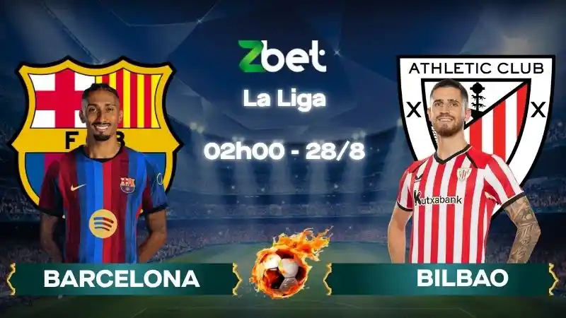 Nhận định soi kèo Barcelona vs Bilbao - 02h00 28/08/2026 - La Liga