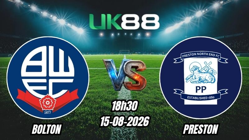 Soi kèo Bolton vs Preston | 18h30 – 15/08/2026 – Championship