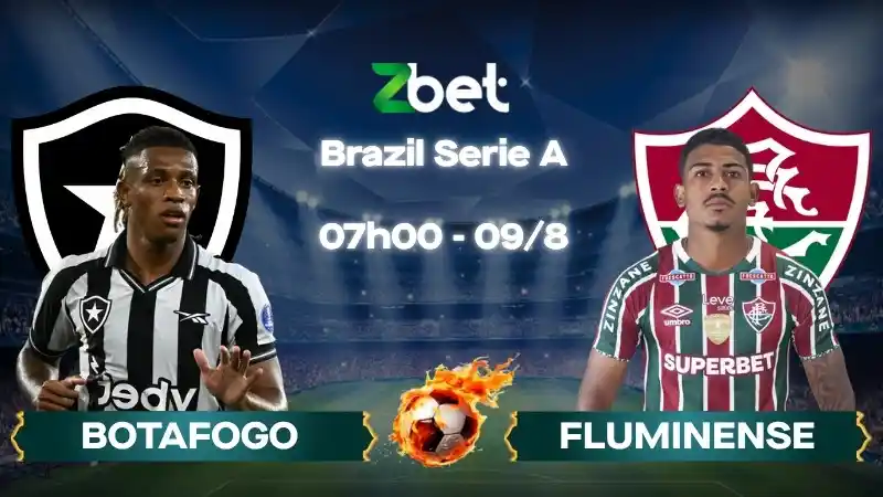 Nhận định soi kèo Botafogo vs Fluminense – 07h00 09/08/2026 – Brazil Serie A