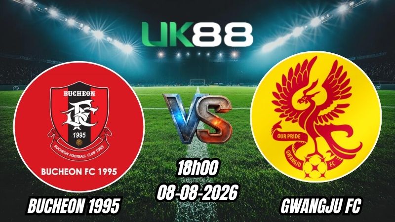 Soi kèo Bucheon 1995 vs Gwangju FC | 18h00 – 08/08/2026 – K League 1
