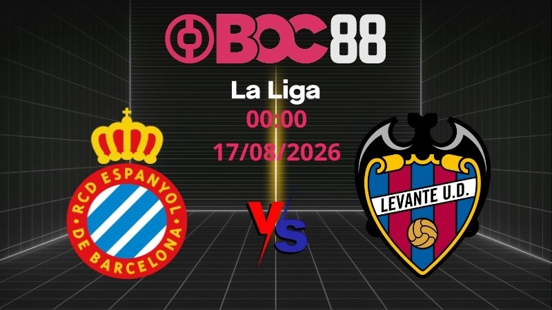 Soi Kèo Espanyol vs Levante | 00:00 17/08/2026 - La Liga