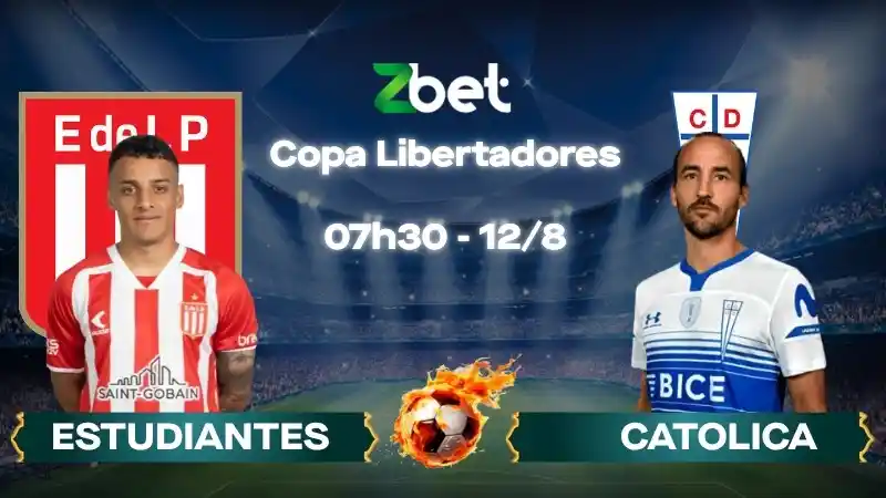 Nhận định soi kèo Estudiantes vs Catolica – 07h30 12/08/2026 – Copa Libertadores