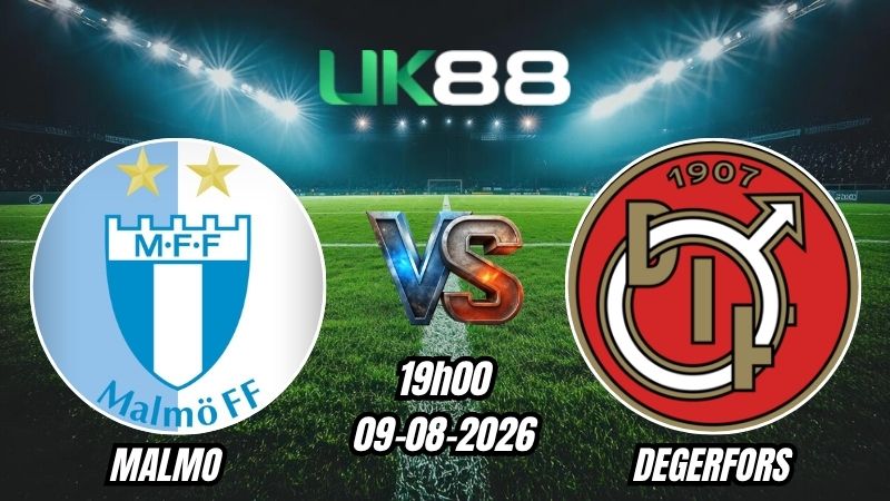 Soi kèo Malmo vs Degerfors | 19h00 – 09/08/2026 – VĐQG Thụy Điển