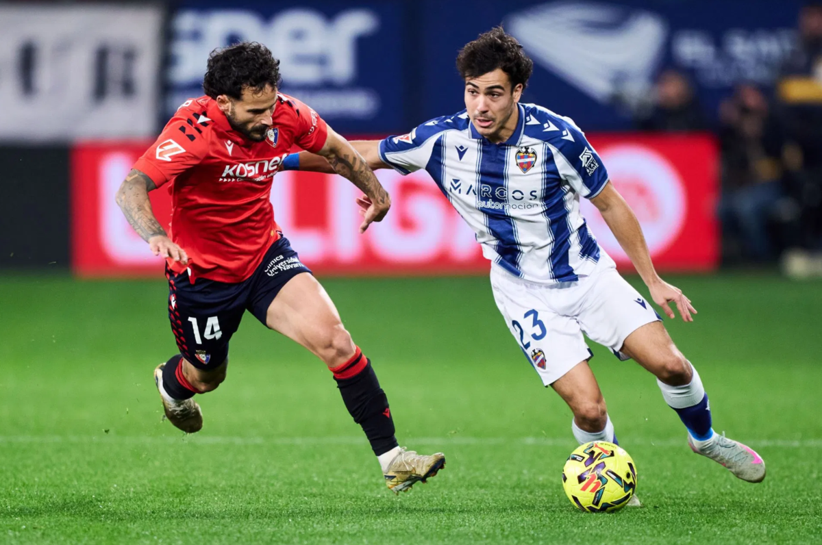 Dự đoán tỷ số Osasuna - Levante: 1-0