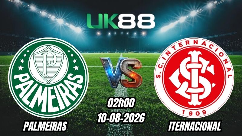 Soi kèo Palmeiras vs Internacional | 02h00 – 10/08/2026 – Serie A Brazil