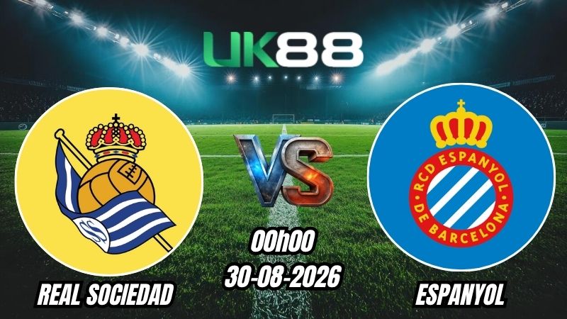 Soi kèo Real Sociedad vs Espanyol | 00h00 - 30/08/2026 - La Liga