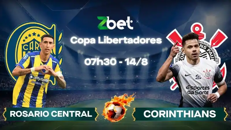 Nhận định soi kèo Rosario Central vs Corinthians – 07h30 14/08/2026 – Copa Libertadores