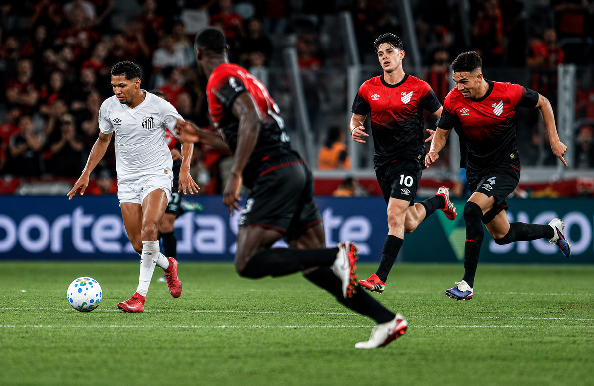 Dự đoán tỷ số Santos - Athletico-PR: 1-2