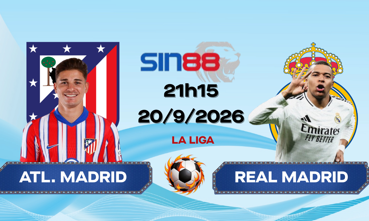 Soi kèo bóng đá Atl. Madrid – Real Madrid 21h15 ngày 20/09/2026 – La Liga