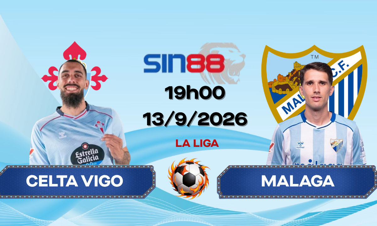 Soi kèo bóng đá Celta Vigo - Malaga 19h00 ngày 13/09/2026 - La Liga