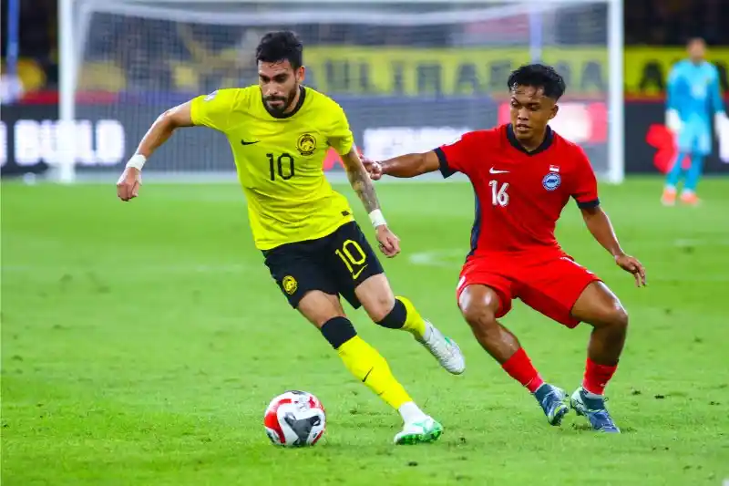 Thành tích thi đấu gần đây của Malaysia vs Singapore