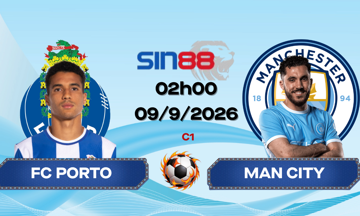 Soi kèo bóng đá FC Porto - Manchester City 02h00 ngày 09/09/2026 - Champions League