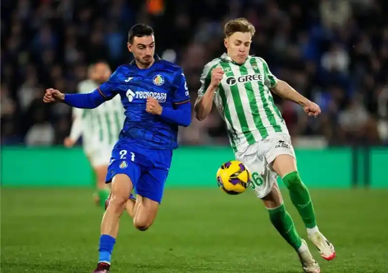 Thành tích thi đấu gần đây của Real Betis vs Getafe