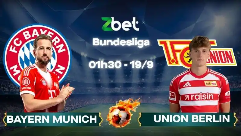 Nhận định soi kèo Bayern Munich vs Union Berlin - 01h30 19/09/2026 - Bundesliga