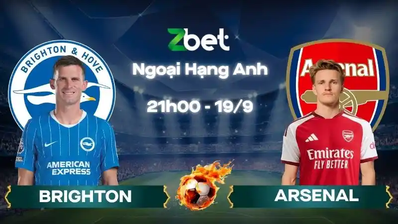 Nhận định soi kèo Brighton vs Arsenal – 21h00 19/09/2026 – Ngoại Hạng Anh