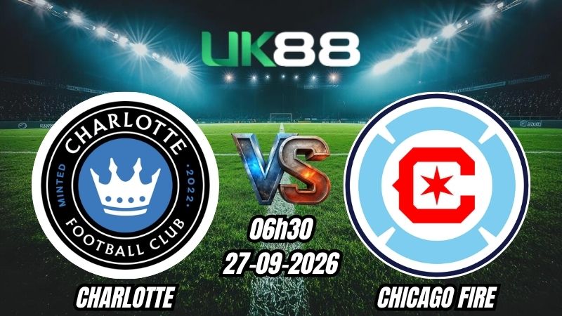 Soi kèo Charlotte vs Chicago Fire | 06h30 – 27/09/2026 – MLS