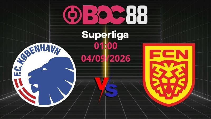 Soi Kèo Copenhagen vs Nordsjaelland | 01:00 04/09/2026 - Superliga
