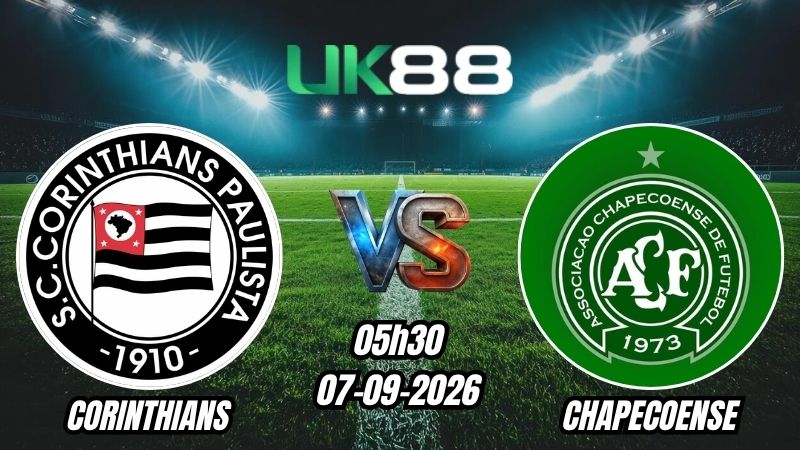 Soi kèo Corinthians vs Chapecoense | 05h30 - 07/09/2026 - Serie A Brazil