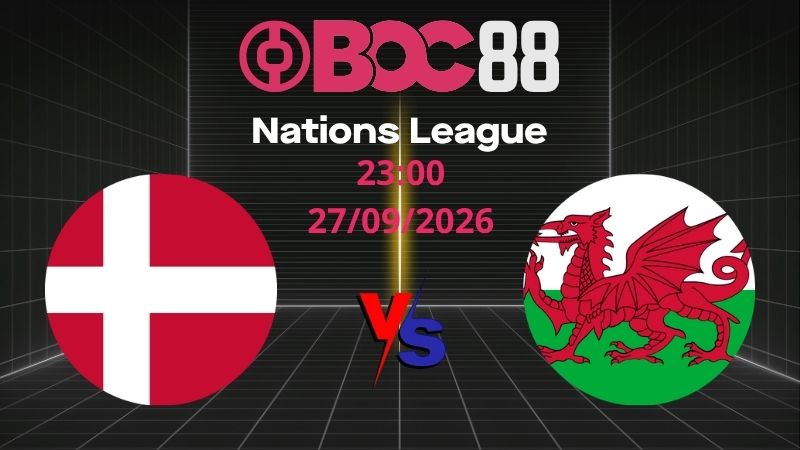 Soi Kèo Đan Mạch vs Wales | 23:00 27/09/2026 – Nations League