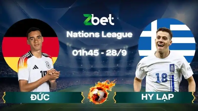 Nhận định soi kèo Đức vs Hy Lạp – 01h45 28/09/2026 – Nations League