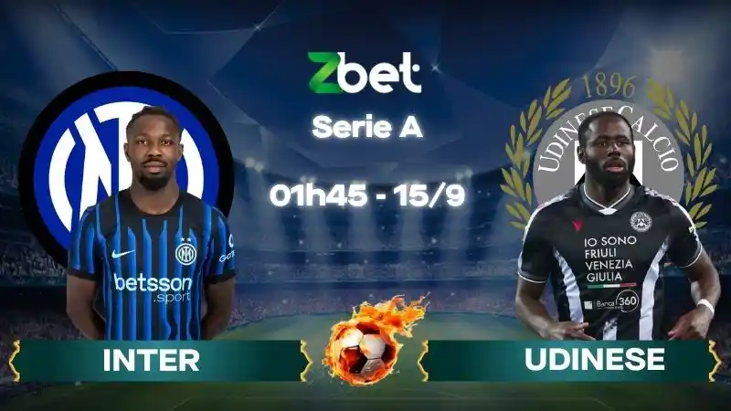 Nhận định soi kèo Inter vs Udinese - 01h45 15/09/2026 - Serie A