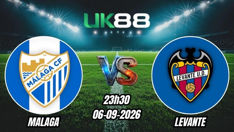 Soi kèo Malaga vs Levante | 23h30 - 06/09/2026 - La Liga