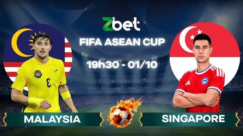 Nhận định soi kèo Malaysia vs Singapore - 19h30 01/10/2026 - FIFA ASEAN CUP