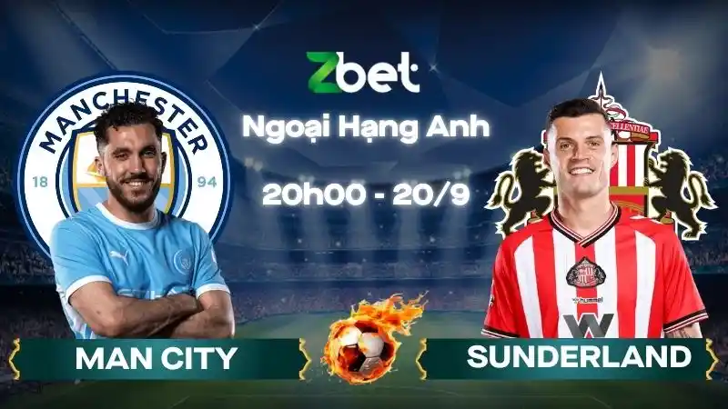 Nhận định soi kèo Man City vs Sunderland – 20h00 20/09/2026 – Ngoại Hạng Anh