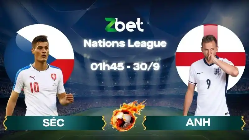 Nhận định soi kèo Séc vs Anh – 01h45 30/09/2026 – Nations League