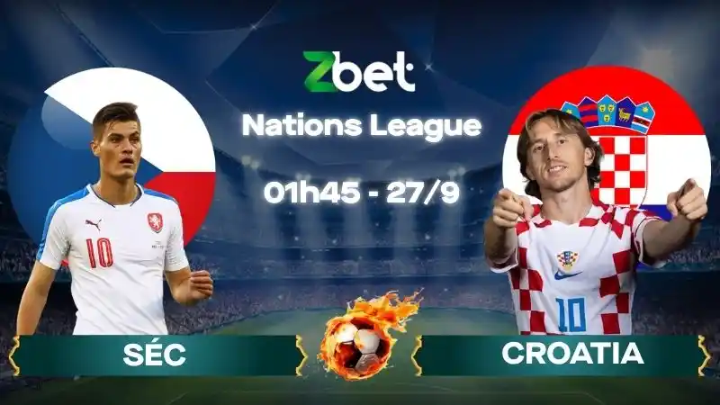 Nhận định soi kèo Séc vs Croatia – 01h45 27/09/2026 – Nations League