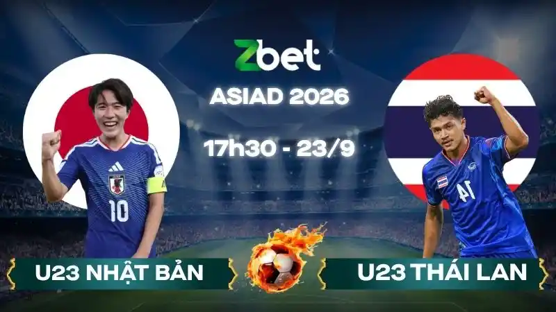 Nhận định soi kèo U23 Nhật Bản vs U23 Thái Lan – 17h30 23/09/2026 – ASIAD 2026
