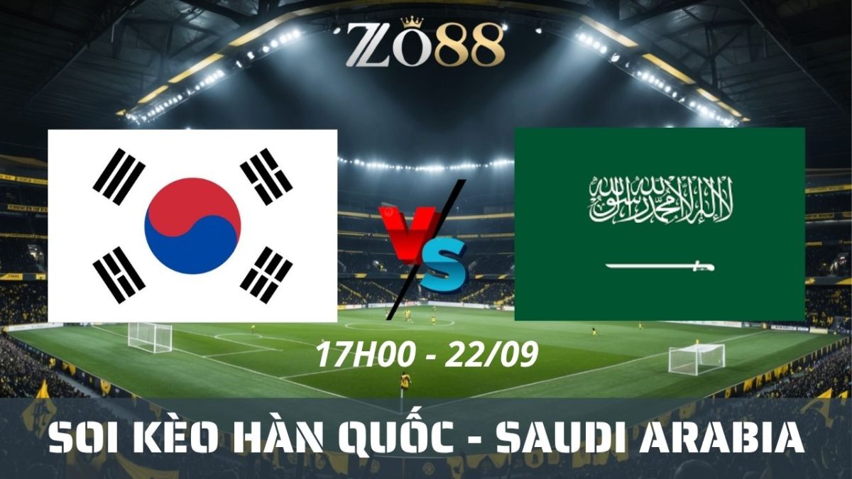 Soi kèo nhà cái U23 Hàn Quốc – U23 Saudi Arabia 22/09/2026 17h00 ASIAD 2026