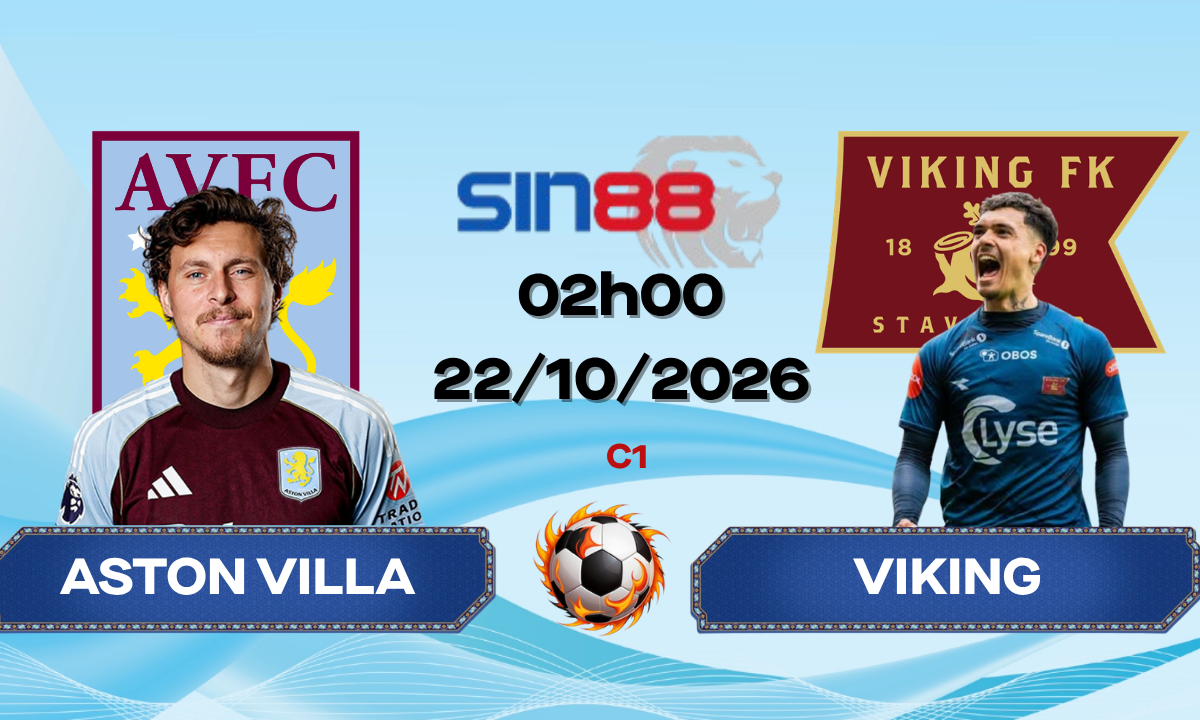 Soi kèo bóng đá Aston Villa - Viking 02h00 ngày 22/10/2026 - Champions League
