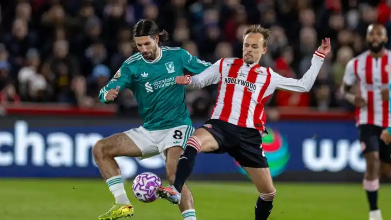 Thành tích thi đấu gần đây của Brentford vs Liverpool